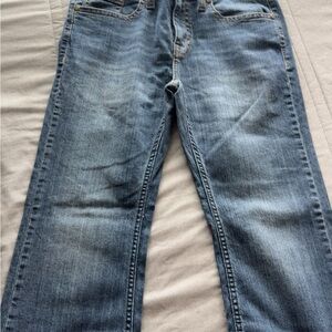 Men's Blue Denim Dress Pants